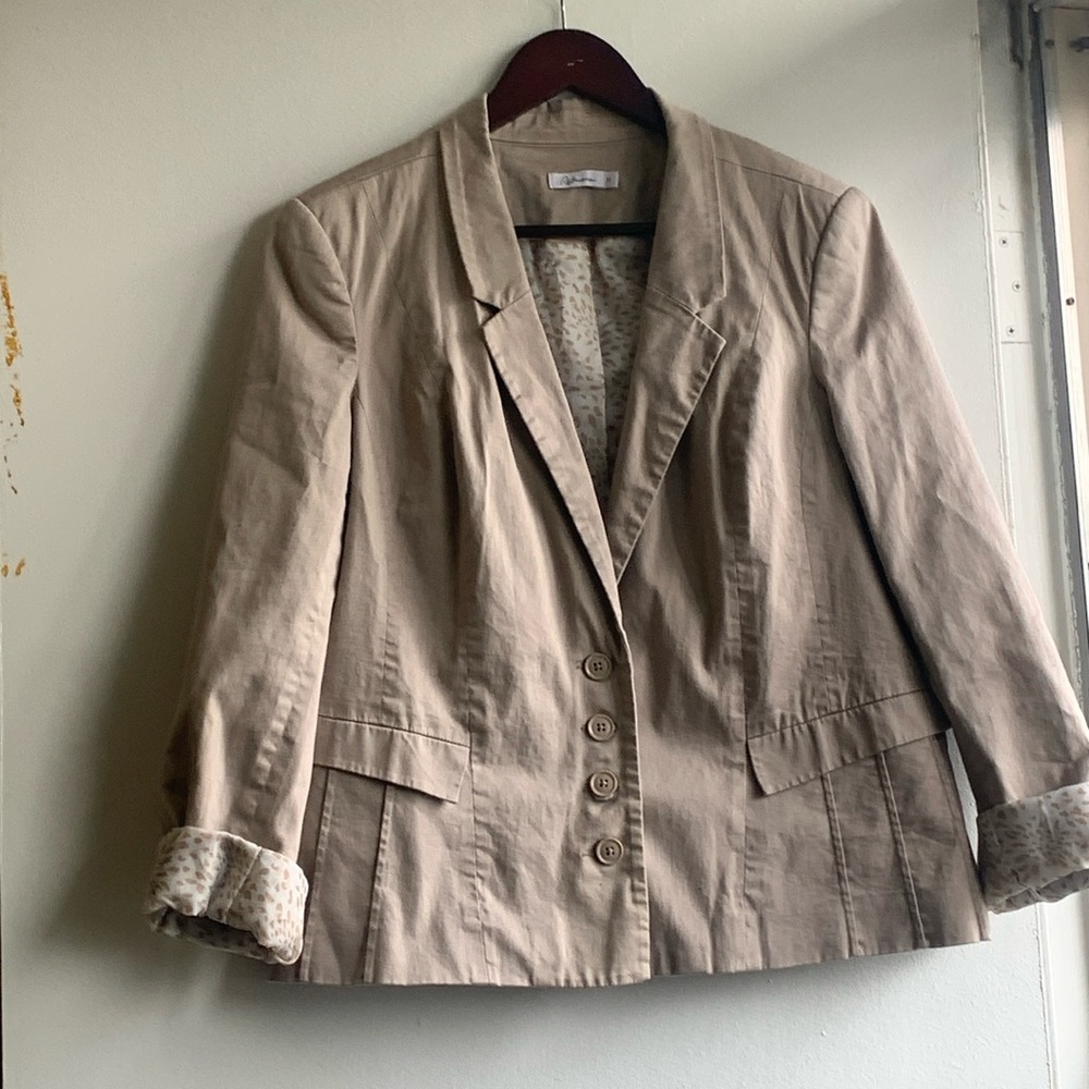 Reitmans Blazer Size 15 Beige
